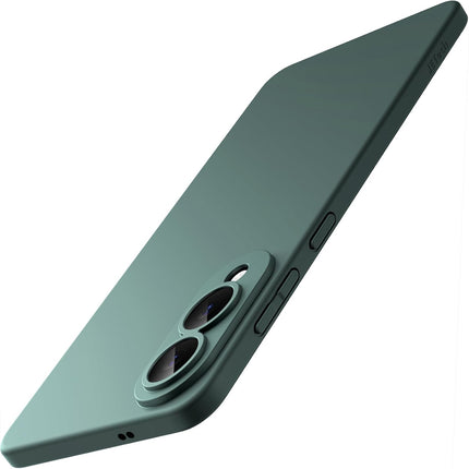 Green phone case on a white background for Samsung S25 Edge