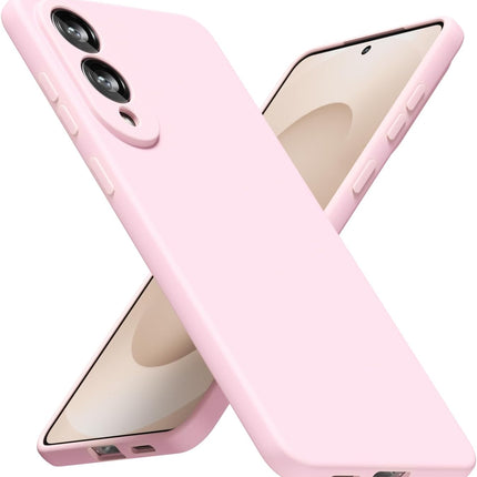 Pink phone case on a white background for Samsung S25 Edge