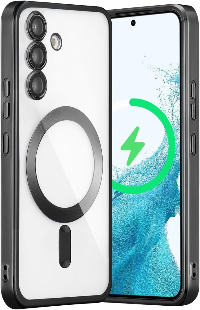 Phone case with charging icon on a smartphone for Samsung S25 FE