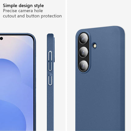 Samsung Galaxy S25 Plus Case, Minimalist Phone Cases Extremely Light Ultra-Light Super Slim Camera Protection Hard PC Cover Thin Case + FREE 6D Tempered Glass Screen Protector