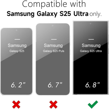 Samsung Galaxy S25 Ultra Case Silicone, Thin Slim S25 Ultra Phone Case for Women Men, Aesthetic Solid Color, Soft Rubber Gel Plain Protective Bumper Grip + FREE 6D Tempered Glass Screen Protector