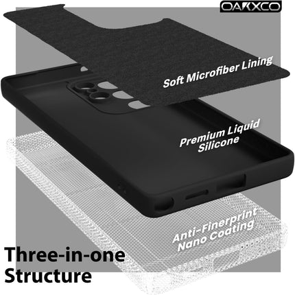 Samsung Galaxy S25 Ultra Case Silicone, Thin Slim S25 Ultra Phone Case for Women Men, Aesthetic Solid Color, Soft Rubber Gel Plain Protective Bumper Grip + FREE 6D Tempered Glass Screen Protector