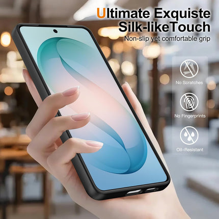 Samsung Galaxy S26 Plus Case Magnetic Shockproof, Full Camera Protection, Fit for MagSafe, with Screen Protector X1, Translucent Anti-Fingerprint Case