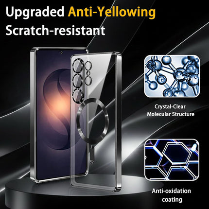 Samsung Galaxy S26 Ultra Case 2026 | Magnetic MagSafe Phone Case with Camera Lens Protector | 15FT Shockproof Drop Protection | Anti-Yellow Crystal Clear Cover + FREE 6D Tempered Glass Screen Protector