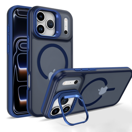 MagSafe Camera Stand Case for iPhone 17 Pro + 1 Pack Tempered Glass Screen Protector (KIT)