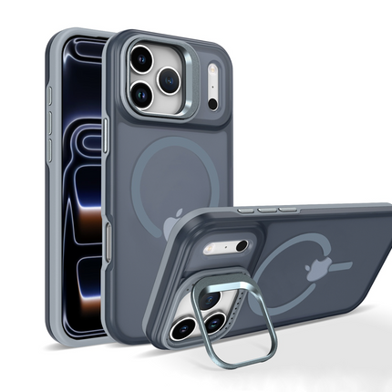 MagSafe Camera Stand Case for iPhone 17 Pro + 1 Pack Tempered Glass Screen Protector (KIT)