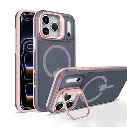 MagSafe Camera Stand Case for iPhone 17 Pro + 1 Pack Tempered Glass Screen Protector (KIT)