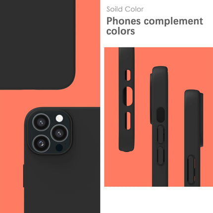 iPhone 11 Pro Max Silicone Case Soft-Touch Shockproof Dustproof Antiskid Full Body Armour Cover + FREE 6D Tempered Glass Screen Protector — Premium Liquid Silicone Phone Case for Apple iPhone 11 Pro Max 6.5-Inch 2019