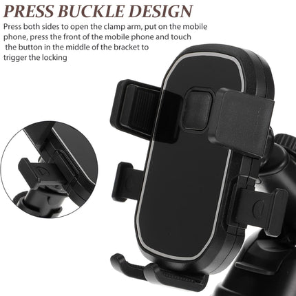 Suction Cup 360° Rotation Car Phone Holder Adjustable Dashboard & Windshield Mount H6 | Universal Mobile Holder for iPhone Samsung Android | Extendable Arm 11-20cm Strong Grip Smartphone Stand