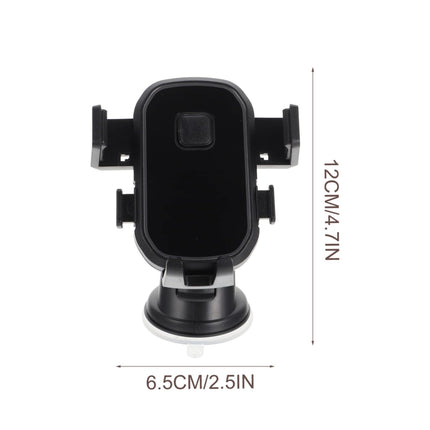 Suction Cup 360° Rotation Car Phone Holder Adjustable Dashboard & Windshield Mount H6 | Universal Mobile Holder for iPhone Samsung Android | Extendable Arm 11-20cm Strong Grip Smartphone Stand