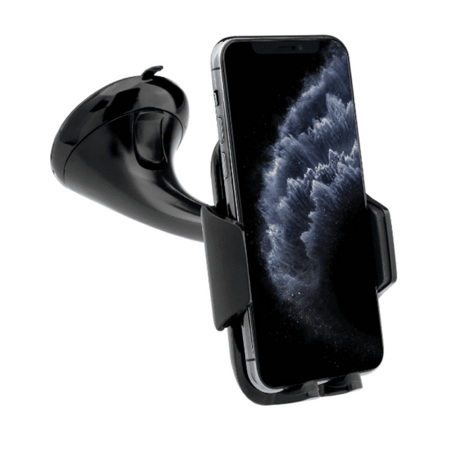 Universal Windshield Car Phone Holder Mount, 360° Rotating Dashboard Suction Cup Phone Stand for iPhone, Samsung Galaxy, All Smartphones 5.5–8.5cm Wide – Super Strong Grip