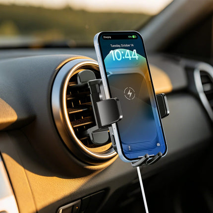 15W Wireless Benz Fit Round Vent Mount H125