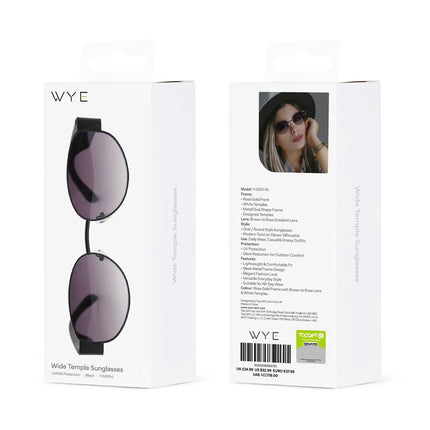 Sports Sunglasses Wide Temple