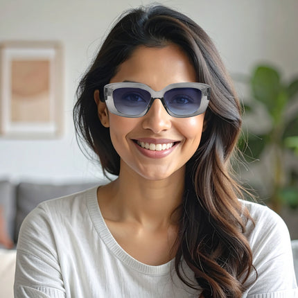 Transparent Frame Sunglasses