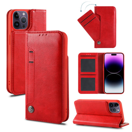 iPhone 16 Wallet Slide Pocket Case – PU Leather Flip Cover with Card Slot + FREE 6D Tempered Glass
