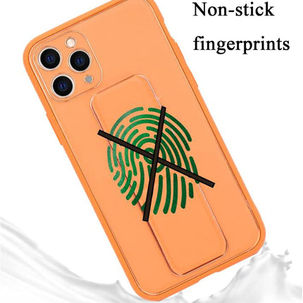 iPhone 12 Pro Max Back Case With Folding Stand + FREE 6D Tempered Glass Screen Protector