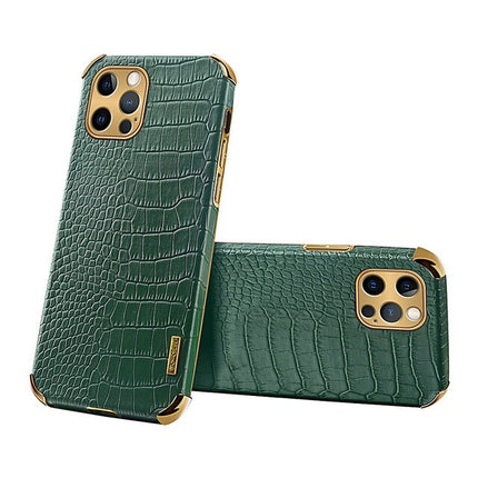 iPhone 14 Pro Max Crocodile Pattern Leather Case
