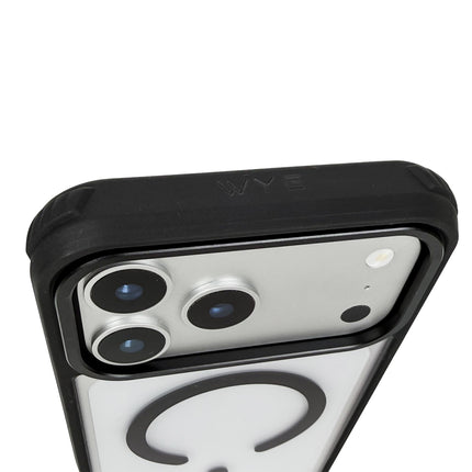 iPhone 17 Pro Elite Clear Premium Case + 1 Pack Tempered Glass Screen Protector (KIT)