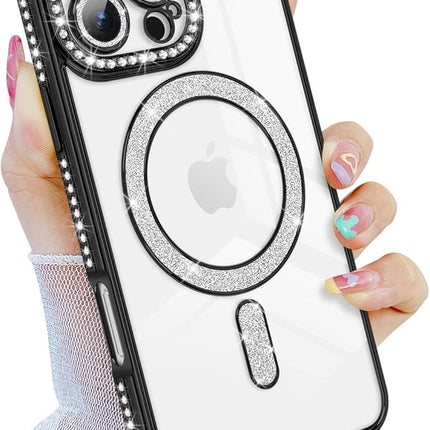 iPhone 16 Pro Max LuxeGuard Shiny Case + Free 6D Tempered Glass Screen Protector