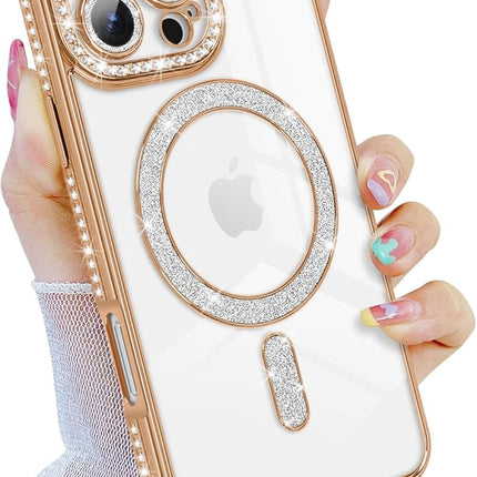 iPhone 16 Pro Max LuxeGuard Shiny Case + Free 6D Tempered Glass Screen Protector