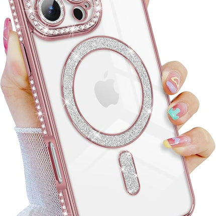 iPhone 16 Pro Max LuxeGuard Shiny Case + Free 6D Tempered Glass Screen Protector