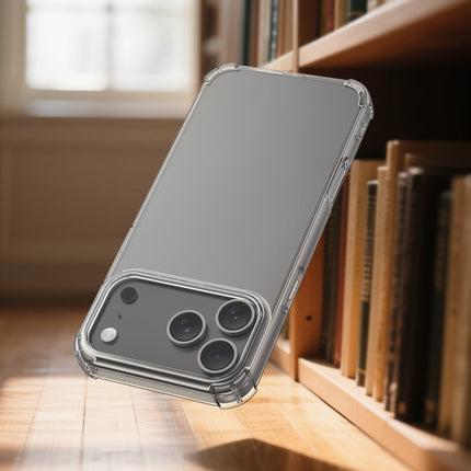 iPhone 17 Pro Clear Anti Shock Armour Case + 1 Pack Tempered Glass Screen Protector (KIT)