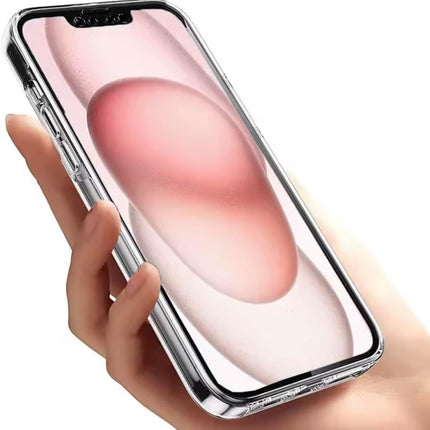 iPhone 11 Pro Max 360° Full-Body Clear Case — TPU Front Screen Cover + Hard PC Back + Military-Grade Drop Protection + FREE 6D Tempered Glass Screen Protector