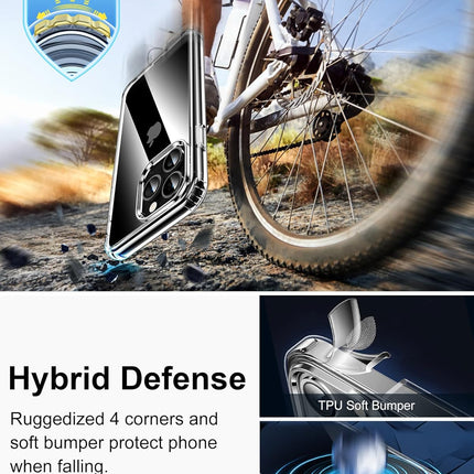 iPhone 11 Pro Crystal Clear Case Non-Yellowing 12+ Months Flawless Diamond Clarity Hard Transparent Back Cover with Airbag Drop Protection Corners Anti-Scratch MagSafe Compatible Wireless Charging + FREE 6D Tempered Glass Screen Protector