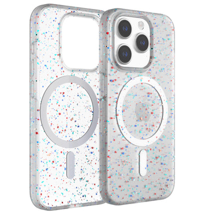 iPhone 13 Pro Max Glittery Silicone MagSafe Case + Free 6D Tempered Glass Screen Protector | Shockproof Sparkle Protective Cover