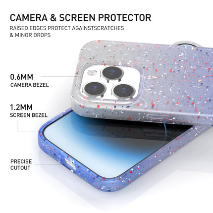 iPhone 13 Pro Max Glittery Silicone MagSafe Case + Free 6D Tempered Glass Screen Protector | Shockproof Sparkle Protective Cover
