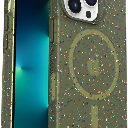 iPhone 13 Pro Max Glittery Silicone MagSafe Case + Free 6D Tempered Glass Screen Protector | Shockproof Sparkle Protective Cover