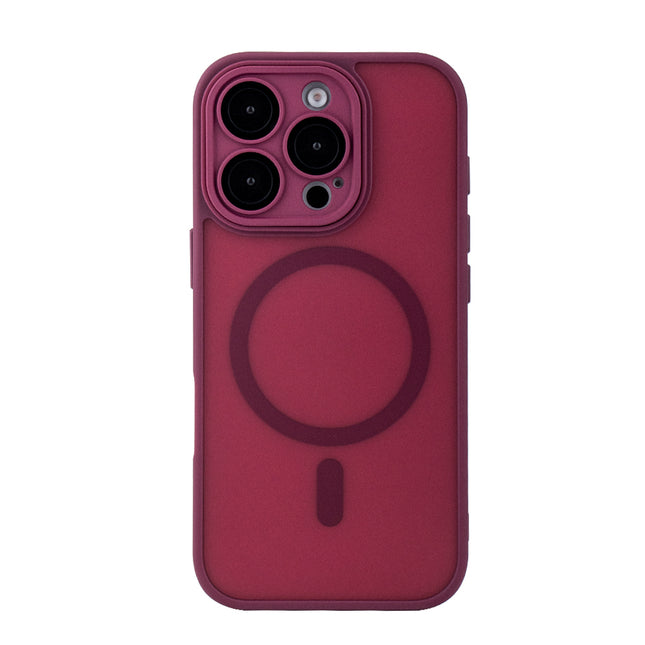 iPhone 16 Pro Qi-Compatible TPU Frame Case – Shockproof Wireless Charging Cover + FREE 6D Tempered Glass Screen Protector