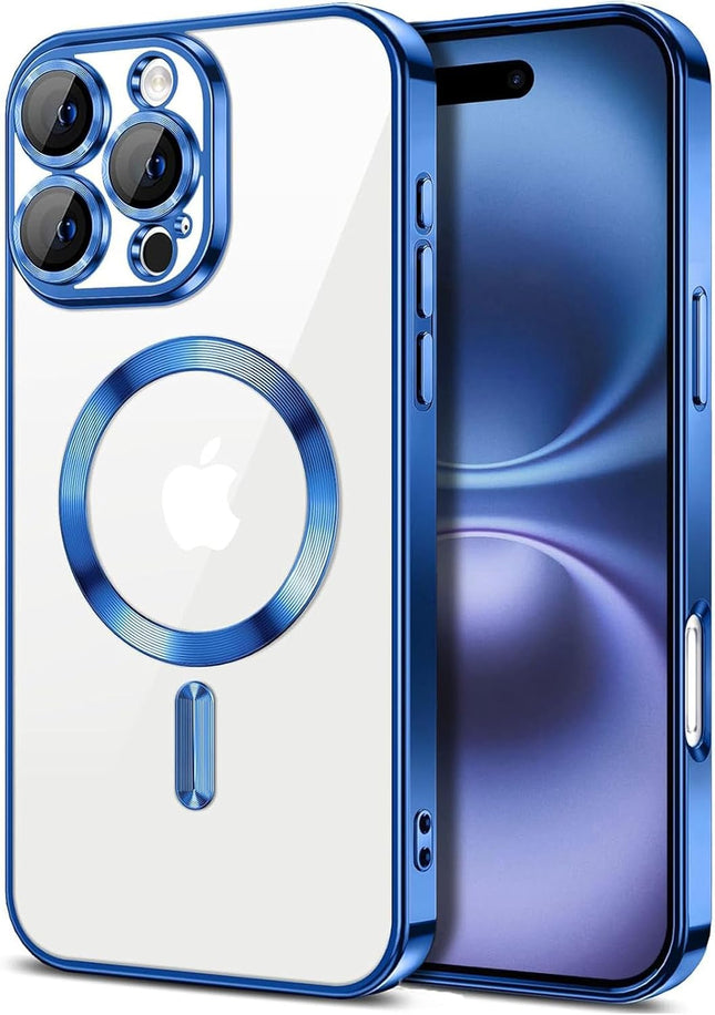 iPhone 15 Pro Max Soft Shield Case – Shockproof Slim TPU Protective Cover + FREE 6D Tempered Glass Screen Protector