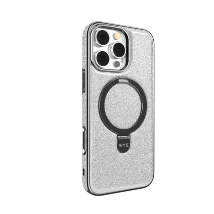 iPhone 16 Pro Blingy MagCharge Ring Stand Case – Magnetic MagSafe Shockproof Cover + FREE 6D Tempered Glass