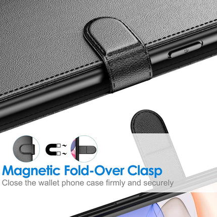 iPhone 11 Pocket Wallet Leather Case + FREE 6D Tempered Glass Screen Protector