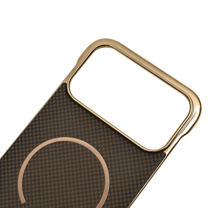 iPhone 17 Pro Carbon Finish Slim Case + 1 Pack Tempered Glass Screen Protector (KIT)