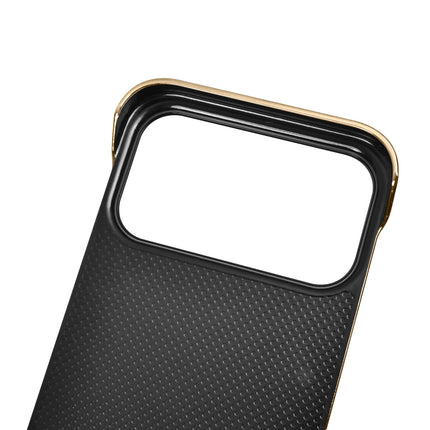 iPhone 17 Pro Carbon Finish Slim Case + 1 Pack Tempered Glass Screen Protector (KIT)