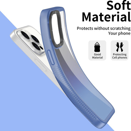 iPhone 11 Case Clear Slim Soft Silicone TPU Bumper – High Translucency Two-Tone Shockproof Back Cover | Non-Yellowing Anti-Drop Protective Phone Case + FREE 6D Tempered Glass Screen Protector
