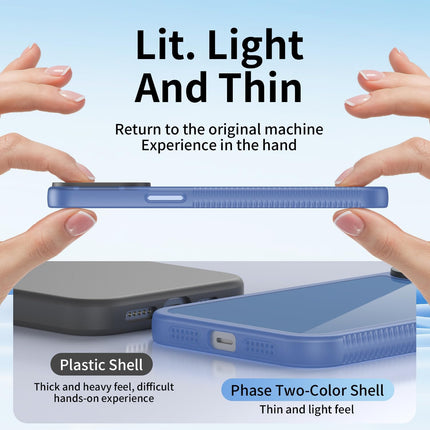 iPhone 11 Case Clear Slim Soft Silicone TPU Bumper – High Translucency Two-Tone Shockproof Back Cover | Non-Yellowing Anti-Drop Protective Phone Case + FREE 6D Tempered Glass Screen Protector