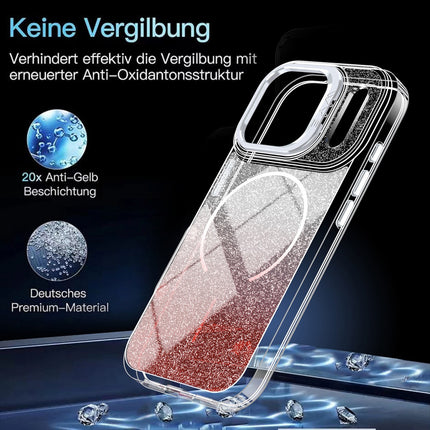 iPhone 17 Pro SleekShine Elite Protective Case + 1 Pack Tempered Glass Screen Protector (KIT)