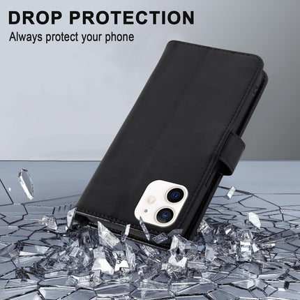 iPhone 11 Leather Wallet Case with RFID Blocking – Premium Flip Folio Cover with Card Holder Slots & Kickstand Stand | Shockproof Drop Protection Magnetic Closure + FREE Tempered Glass Screen Protector
