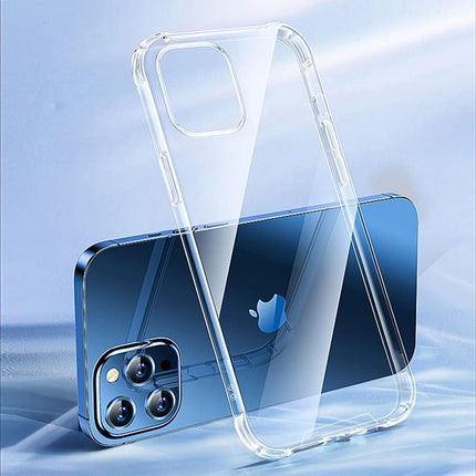 iPhone 12 / 12 Pro Clear Case with 360° Rotating Belt Clip Holster – Shock-Absorbing Air Bumper Corners (6.1") + FREE 6D Tempered Glass Screen Protector