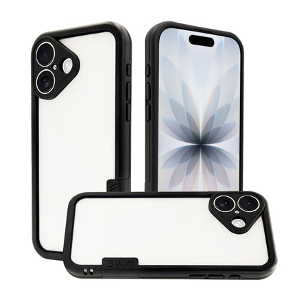 iPhone 16 Premium Bumper Case – Shockproof Protective Frame Cover + FREE 6D Tempered Glass Screen Protector