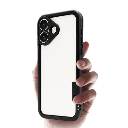 iPhone 16 Premium Bumper Case – Shockproof Protective Frame Cover + FREE 6D Tempered Glass Screen Protector