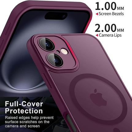 iPhone 16 Qi-Compatible TPU Frame Case – Wireless Charging Ready + FREE 6D Tempered Glass