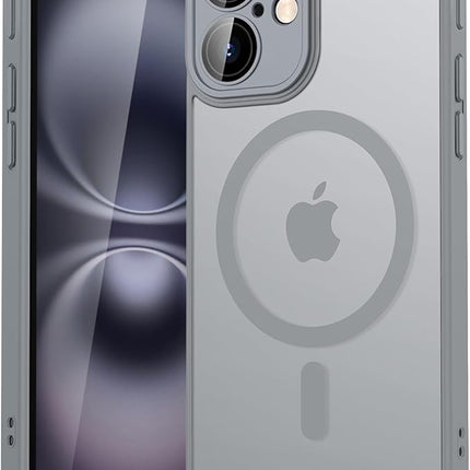 iPhone 16 Qi-Compatible TPU Frame Case – Wireless Charging Ready + FREE 6D Tempered Glass