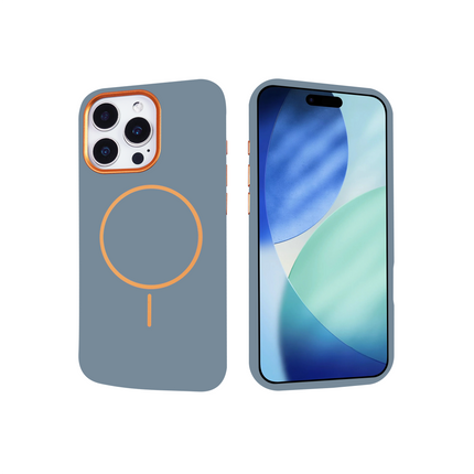 iPhone 16 Pro Max MagRing SoftTouch Case | Magnetic Grip Shockproof Cover + FREE 1 Pack 6D Tempered Glass