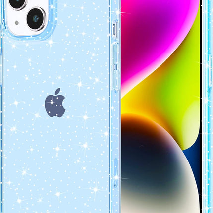 iPhone 11 Glitter Case for Women Girls – Bling Sparkle Clear Soft TPU Shockproof Bumper | Anti-Scratch Slim Cute Protective Phone Cover | Rugged 4-Corner Drop Protection + FREE 6D Tempered Glass Screen Protector