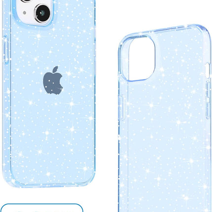 iPhone 11 Glitter Case for Women Girls – Bling Sparkle Clear Soft TPU Shockproof Bumper | Anti-Scratch Slim Cute Protective Phone Cover | Rugged 4-Corner Drop Protection + FREE 6D Tempered Glass Screen Protector
