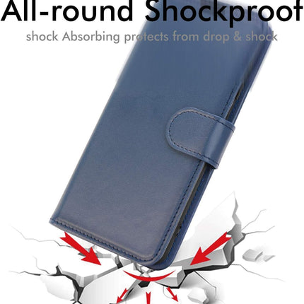 iPhone 12 / 12 Pro Leather Wallet Case with Card Holder Stand + 360° Rotating Belt Clip Holster + FREE 6D Tempered Glass Screen Protector